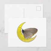 蝶の月 ポストカード (正面/裏面)