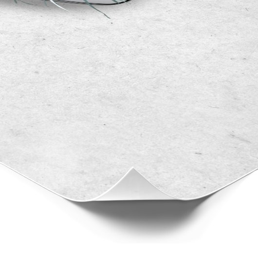 蝶の木の壁を追いかける野生動物ヒョウのカップ ポスター (コーナー)