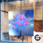 蝶の木 ウィンドウサイン (カフェ窓)