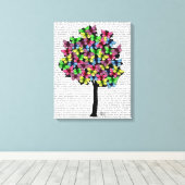 蝶の木 キャンバスプリント (インサイチュ (ウッドフロア))