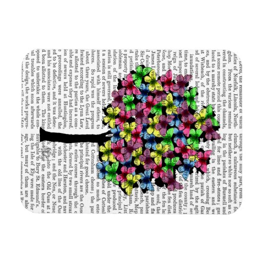 蝶の木 マグネット (横)