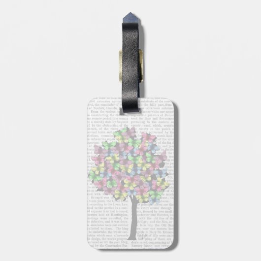 蝶の木 ラゲッジタグ (裏面縦)