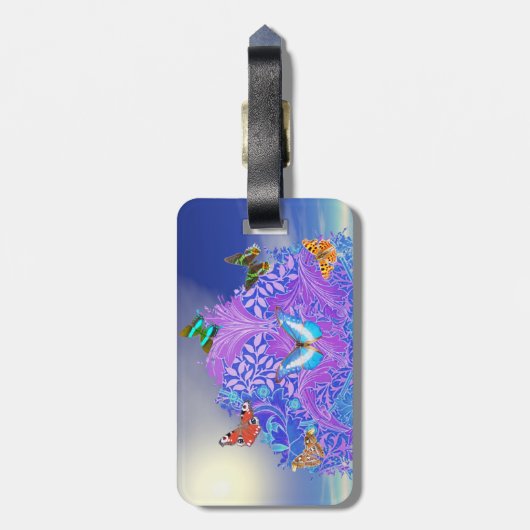 蝶の木 ラゲッジタグ (裏面縦)