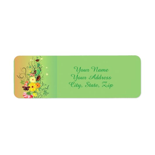 蝶の木 ラベル (正面)