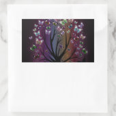 蝶の木 長方形シール (バッグ)