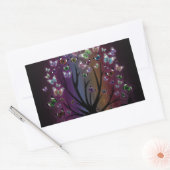 蝶の木 長方形シール (封筒)