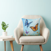 蝶の枕 クッション (椅子)