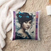 蝶の枕 クッション (ブランケット)