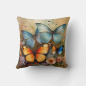 蝶の枕 クッション (裏面)