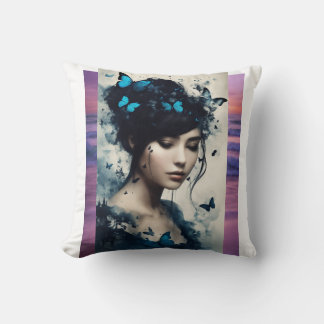 蝶の枕 クッション