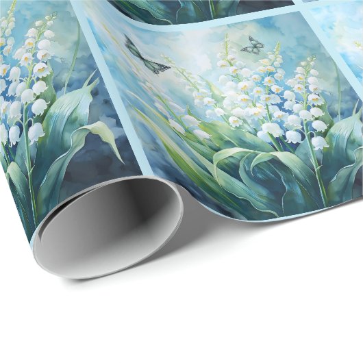 蝶の植物学と谷のユリ ラッピングペーパー (ロールコーナー)