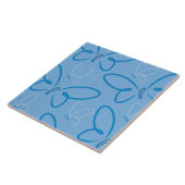 蝶の模様 タイル (側面)