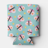 蝶の模様 缶クーラー (裏面)