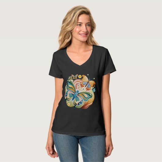 蝶の歌 Tシャツ (正面フル)