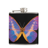 蝶の水の色を消す フラスク (正面)