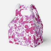 蝶の水の色ボホモダンマゼンタピンク フェイバーボックス (裏面サイド)