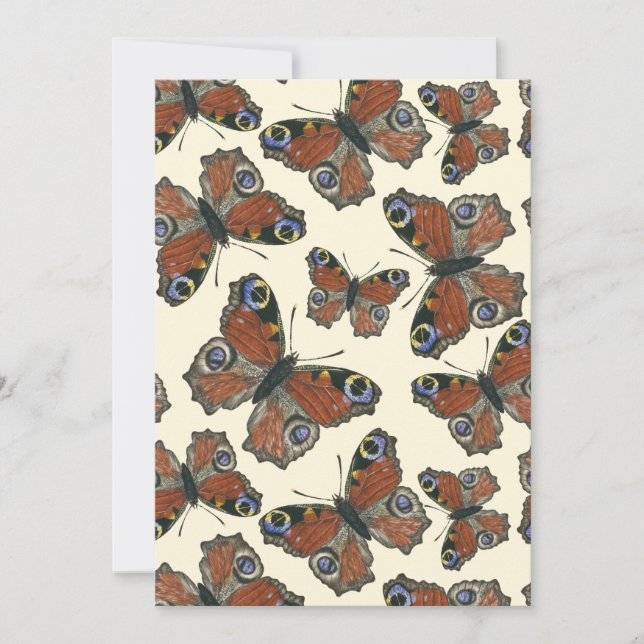 蝶の水彩模様 (正面)