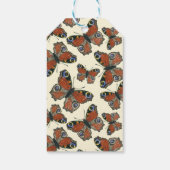 蝶の水彩模様 ギフトタグ (裏面)