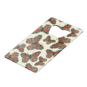 蝶の水彩模様 クレジットカード栓抜き (裏面アングル)