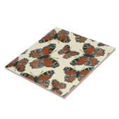 蝶の水彩模様 タイル (側面)