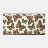 蝶の水彩模様 デスクマット (正面)