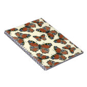 蝶の水彩模様 ノートブック (右側)