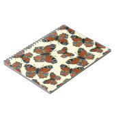 蝶の水彩模様 ノートブック (左側)