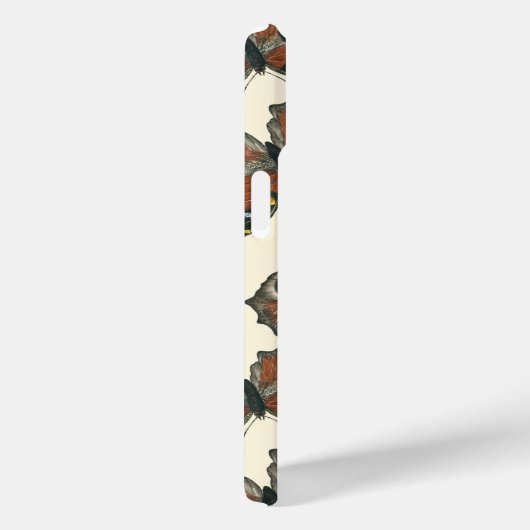 蝶の水彩模様 Case-Mate iPhoneケース (裏面 / 右)