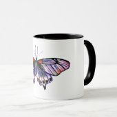 蝶の水彩画 マグカップ (正面右)