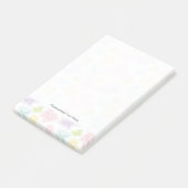 蝶の水彩色の背景 ポストイット (アングル)