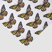 蝶の水色のパターン贈り物 薄葉紙 (詳細)