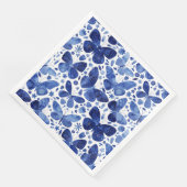 蝶の水色の青と白のパターン (コーナー)