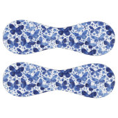 蝶の水色インディゴブルー ソフトボール (パネル)