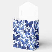 蝶の水色インディゴブルー フェイバーボックス (オープン)