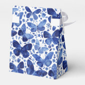 蝶の水色インディゴブルー フェイバーボックス (裏面サイド)