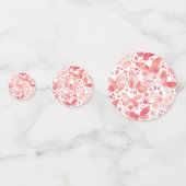 蝶の水色ピンク コンフェッティ (正面)