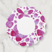 蝶の水色ピンク フェイバータグ (裏面)