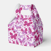 蝶の水色ピンク フェイバーボックス (裏面サイド)