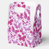 蝶の水色ピンク フェイバーボックス (オープン)