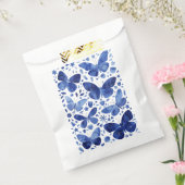 蝶の水色ブルー フェイバーバッグ (封をした状態)