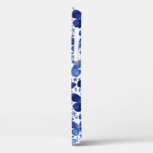 蝶の水色ブルー Case-Mate iPhoneケース (裏面 / 左)