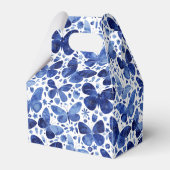 蝶の水色ボホモダンインディゴブルー フェイバーボックス (裏面サイド)