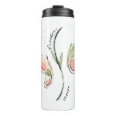 蝶の熱タンブラー |自由の選択引用文 タンブラー (正面)