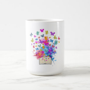 蝶の爆発 コーヒーマグカップ