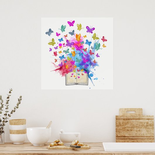 蝶の爆発 ポスター (キッチン)