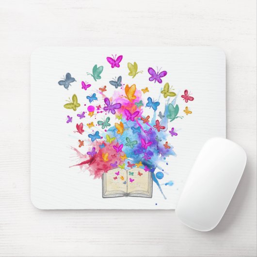 蝶の爆発 マウスパッド (マウス)