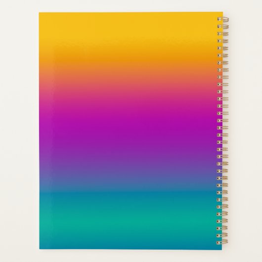 蝶の猫白熱［赤熱］光を放つの星空の夜動物 プランナー手帳 (裏面)