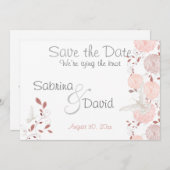 蝶の珊瑚菊の日付を保存 セーブザデート (正面/裏面)