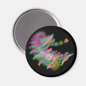 蝶の生成フラクタル マグネット (正面/裏面)