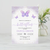蝶の生涯のブライダルシャワー招待 招待状 (スタンド正面)